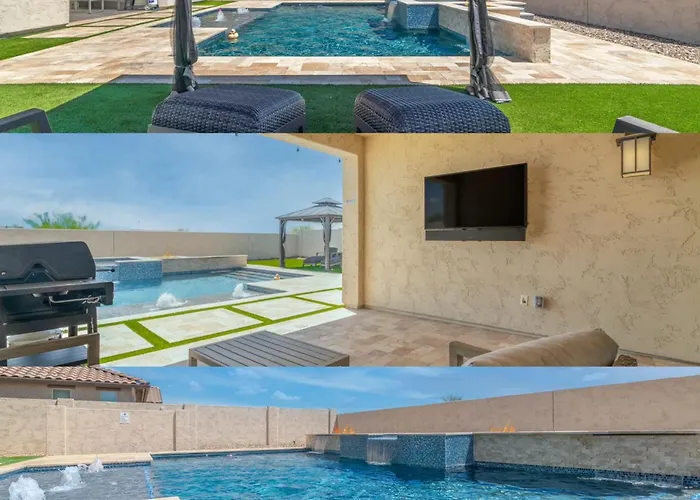 Luxe Oasis Pool King Grill * Goodyear